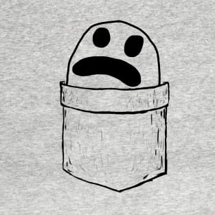 SCARY GHOST IN PPOCKET T-Shirt